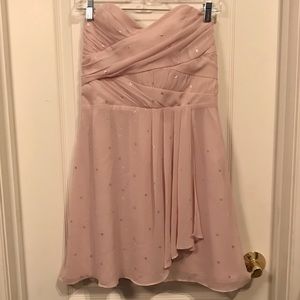 Strapless Pale Pink Express Dress Valentines Day